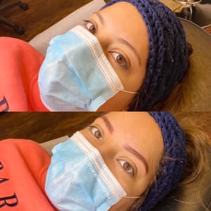 Eyebrow Tattoo result by Enchanted Beauty Bar in Mt Prospect, IL