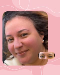 Eyebrow Tattoo result by Enchanted Ink, LLC in Windber, PA