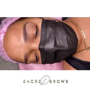 Eyebrow Tattoo result by Encre D' Brows in Miami Gardens, FL
