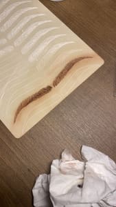 Eyebrow Tattoo result by Encre D' Brows in Miami Gardens, FL
