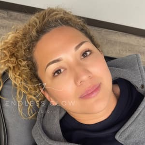 Eyebrow Tattoo result by Endless Glow Studio in Friendswood, TX