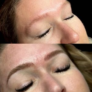 Eyebrow Tattoo result by Endless Lines Microblading + Piercing in Richfield, UT