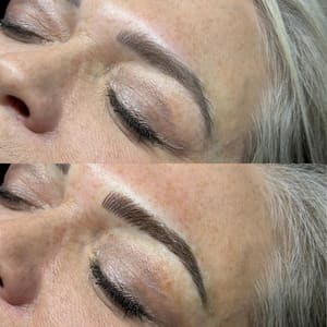 Eyebrow Tattoo result by Endless Lines Microblading + Piercing in Richfield, UT