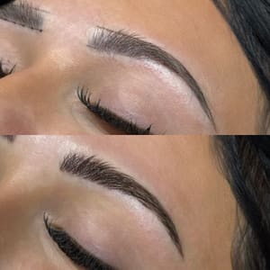 Eyebrow Tattoo result by Endless Lines Microblading + Piercing in Richfield, UT