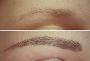Eyebrow Tattoo result by Endurance Permanent Cosmetics in Westwood, NJ