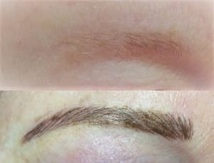Eyebrow Tattoo result by Endurance Permanent Cosmetics in Westwood, NJ