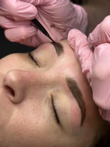 Eyebrow Tattoo result by EndureLash & Brow PROstudios in Wilmington, NC