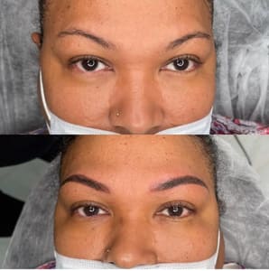 Eyebrow Tattoo result by Enhance beauty bar pa in Philadelphia, PA