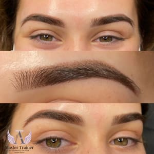 Eyebrow Tattoo result by Enhanced Beauty and Academy in Canton, OH
