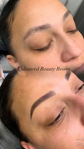 Eyebrow Tattoo result by Enhanced Beauty Brows in San Antonio, TX