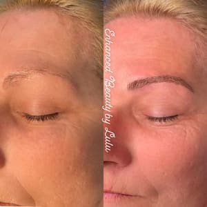 Eyebrow Tattoo result by Enhanced Beauty By LuLu in Largo, FL