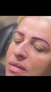 Eyebrow Tattoo result by Enhanced Beauty Design in Mt Sinai, NY