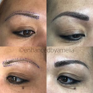 Eyebrow Tattoo result by Enhanced by Amelia Permanent Cosmetics in Walnut Creek, CA