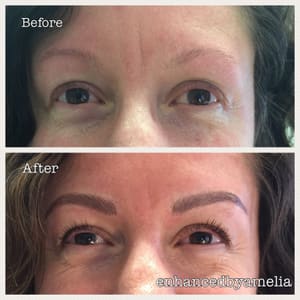 Eyebrow Tattoo result by Enhanced by Amelia Permanent Cosmetics in Walnut Creek, CA