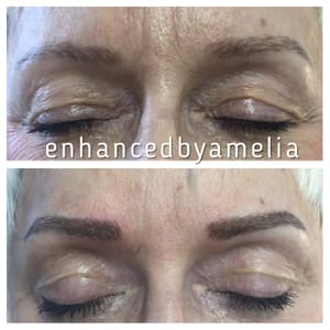 Eyebrow Tattoo result by Enhanced by Amelia Permanent Cosmetics in Walnut Creek, CA