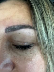 Eyebrow Tattoo result by Enhanced Microblading Permanent Cosmetics Center in Bonita Springs, FL