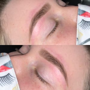 Eyebrow Tattoo result by Enhanced Skin and Beauty in Ruston, LA