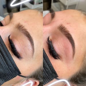 Eyebrow Tattoo result by Enlighten Skin and Wellness in Clifton Park, NY