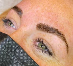 Eyebrow Tattoo result by Enlighten Skin and Wellness in Clifton Park, NY