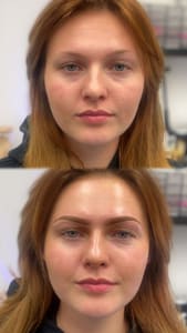 Eyebrow Tattoo result by Envy Brow & Wax Studio in Kirkland, WA