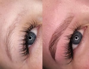 Eyebrow Tattoo result by Envy Esthetics in Lufkin, TX