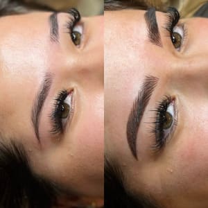 Eyebrow Tattoo result by Erica Laley Esthetics in Tulsa, OK
