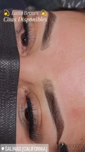 Eyebrow Tattoo result by Erica Rico in Salinas, CA