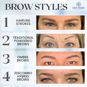 Eyebrow Tattoo result by Erin Meier Aesthetics in Oklahoma City, OK
