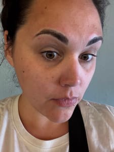 Eyebrow Tattoo result by Erin Perry- Permanent Cosmetics in Lincoln, ME