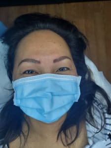 Eyebrow Tattoo result by Es Beaute Studio in Vienna, VA