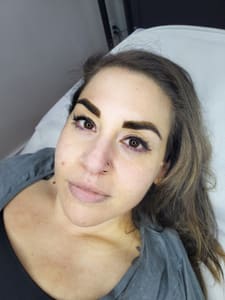 Eyebrow Tattoo result by Es Beaute Studio in Vienna, VA