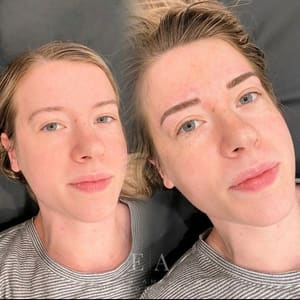 Eyebrow Tattoo result by Esplin Ambitions Beauty in Eagle Mountain, UT