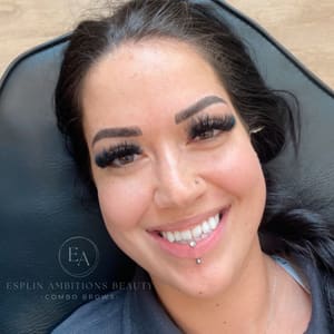 Eyebrow Tattoo result by Esplin Ambitions Beauty in Eagle Mountain, UT