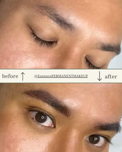 Eyebrow Tattoo result by Essence Permanent Makeup in Lynchburg, VA