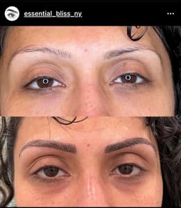 Eyebrow Tattoo result by Essential bliss ny in Albertson, NY