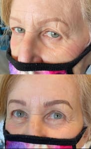 Eyebrow Tattoo result by Essential bliss ny in Albertson, NY