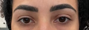 Eyebrow Tattoo result by Estetica by Jen in Granada Hills, CA