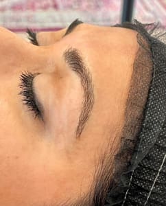 Eyebrow Tattoo result by Esthetic Artistry Brow Studio in Fulshear, TX