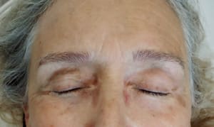 Eyebrow Tattoo result by Esthetic Artistry Brow Studio in Fulshear, TX