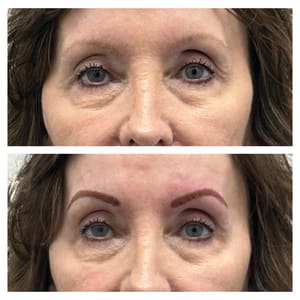 Eyebrow Tattoo result by Esthetic Glow face.skin.wellness in Ellijay, GA