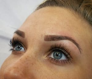 Eyebrow Tattoo result by Esthetic-Lines by Alexandra in Naples, FL