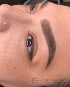 Eyebrow Tattoo result by Esthetics and Art LLC in Virginia Beach, VA