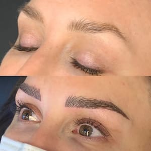 Eyebrow Tattoo result by Esthetics Beauty Clinic in Hammond, LA