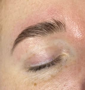 Eyebrow Tattoo result by Esthetics By Alexandra Jensen in Yakima, WA