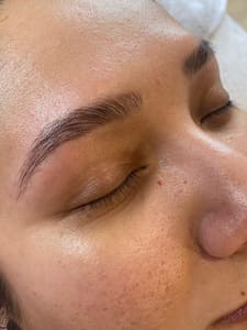 Eyebrow Tattoo result by Esthetics By Alexandra Jensen in Yakima, WA
