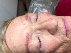 Eyebrow Tattoo result by Esthetics by Beverly in Clinton, IA