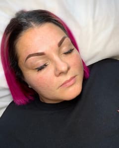 Eyebrow Tattoo result by Esthetics by Liz in Fayetteville, NY