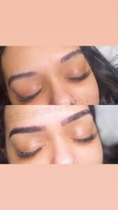 Eyebrow Tattoo result by Esthetics by Love Bee in Englewood, NJ