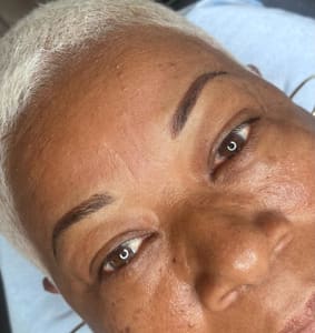 Eyebrow Tattoo result by Esthetics by Rebecca Ciara in Boynton Beach, FL
