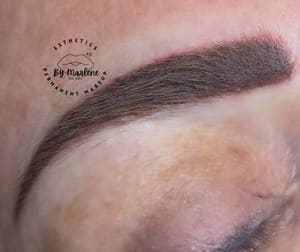 Eyebrow Tattoo result by Esthetics & Permanent Makeup by Marlene in Clovis, CA